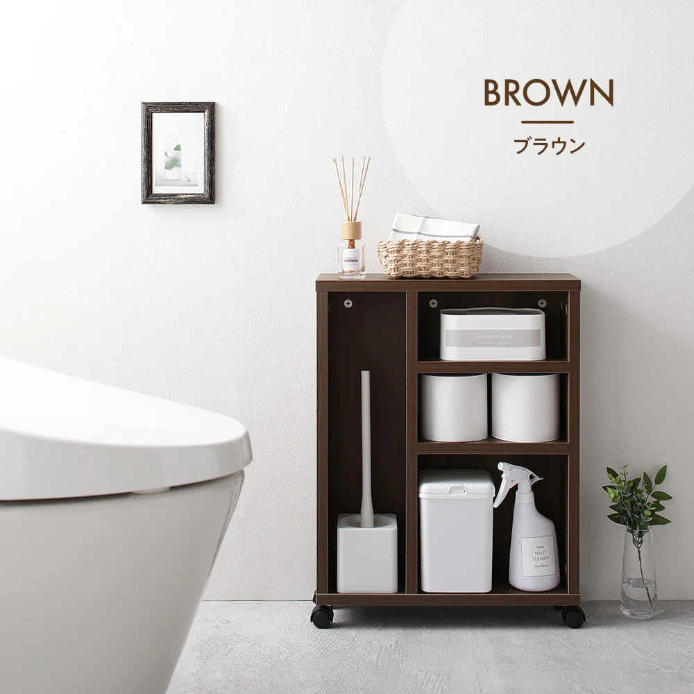 トイレ収納ラック ホワイト - Image 3