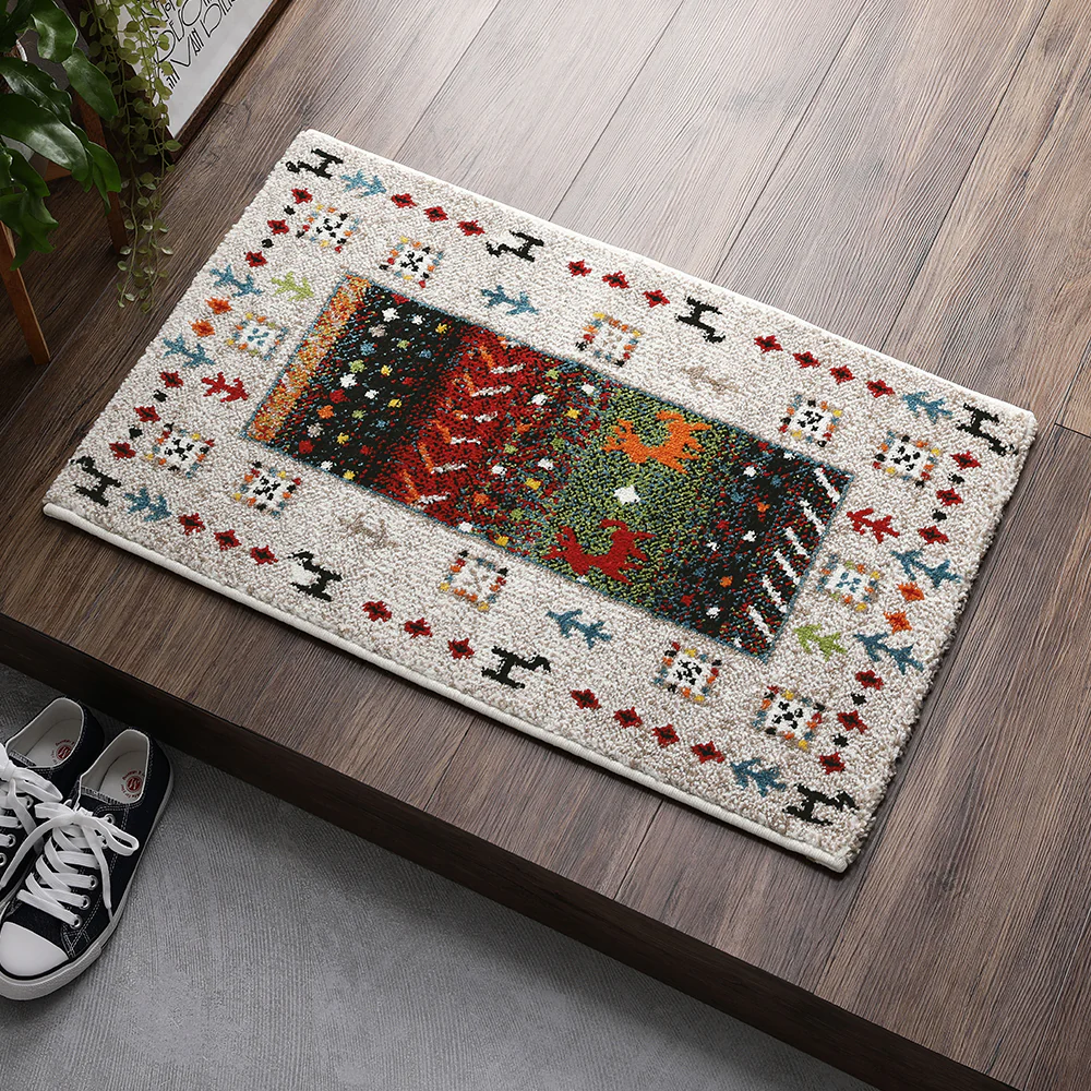 トルコ製 ウィルトン織り 玄関マット 約50×80cm サハラ（ベージュ） - Image 16