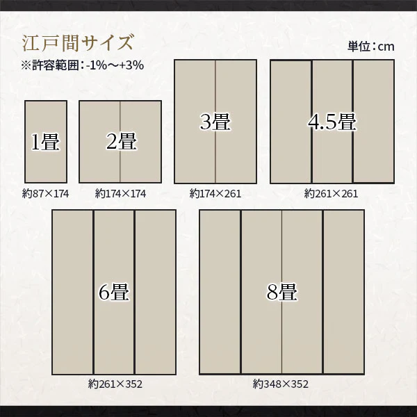洗える い草調 ラグマット 日本製 江戸間4.5畳(約261×261cm) ブラウン - Image 15