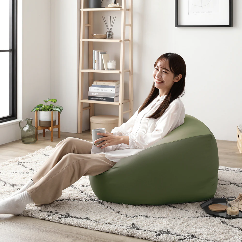 日本製 ビーズクッション 『STIIBO』 単品 グレージュ - Image 28