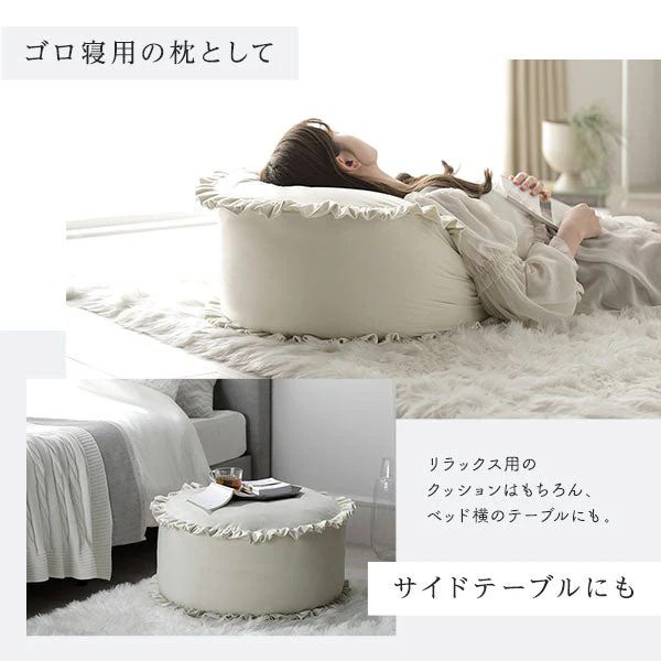 ニュアンスカラー 布団が収納できるクッションカバー ピンク - Image 6