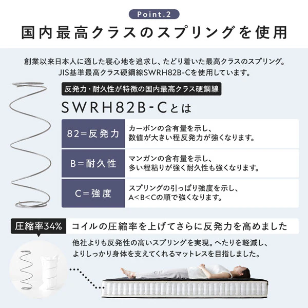 LED照明＆棚付きローベッド 『Famite ファミーテ』 ホワイト - Image 28